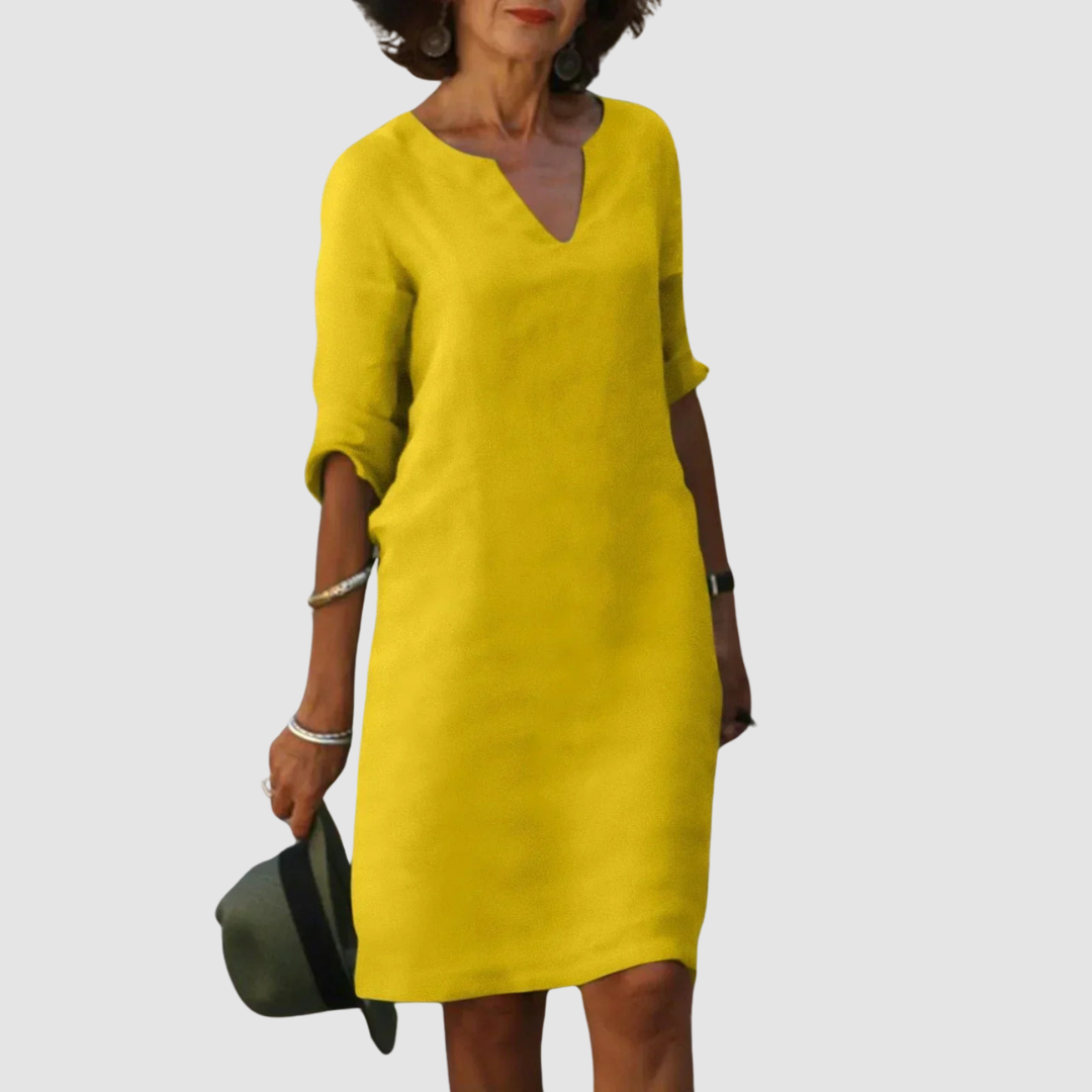 Marianne Elegant V-Neck Dress
