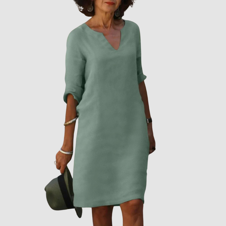 Marianne Elegant V-Neck Dress
