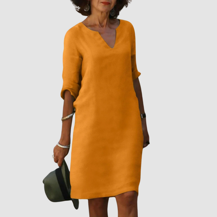 Marianne Elegant V-Neck Dress