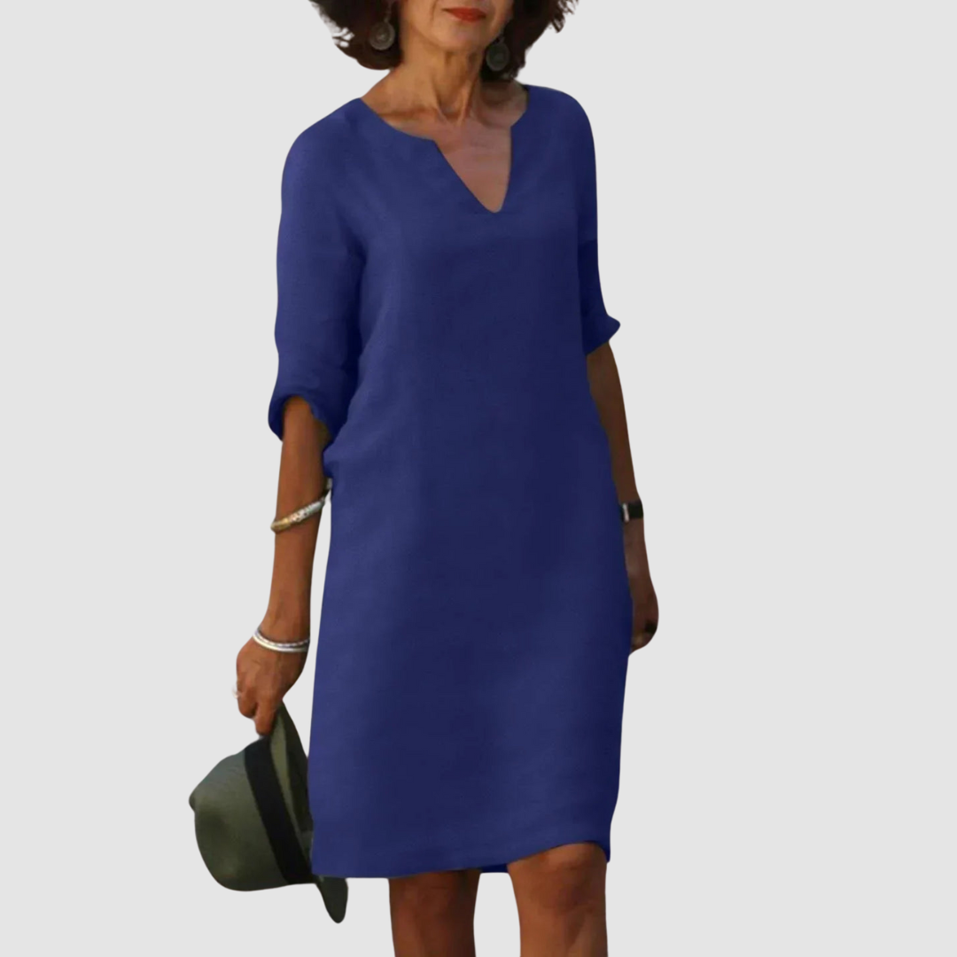 Marianne Elegant V-Neck Dress