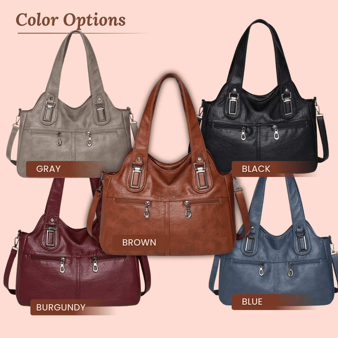 Flavia’s Dual-Zip | Shoulder Bag