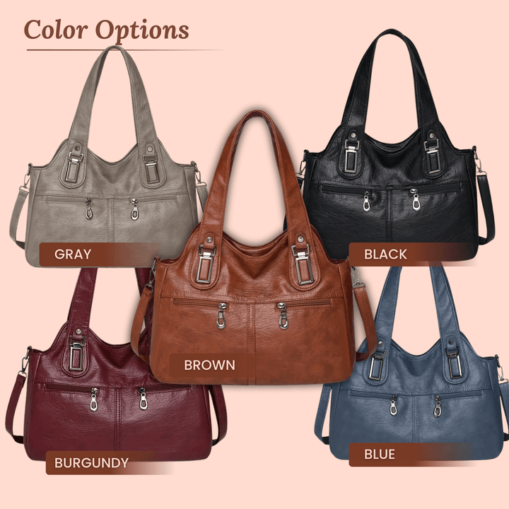 Flavia’s Dual-Zip | Shoulder Bag