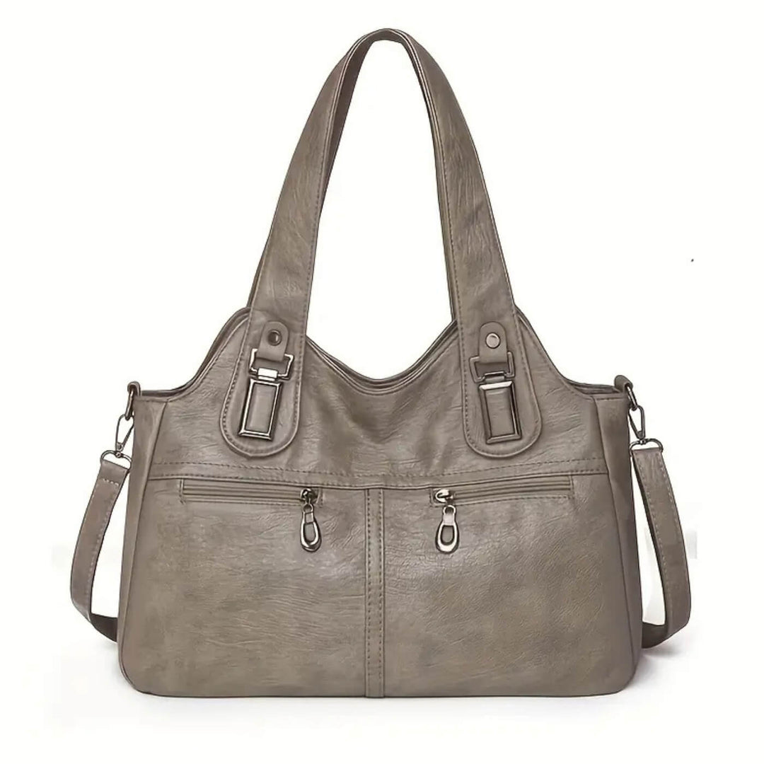 Flavia’s Dual-Zip | Shoulder Bag
