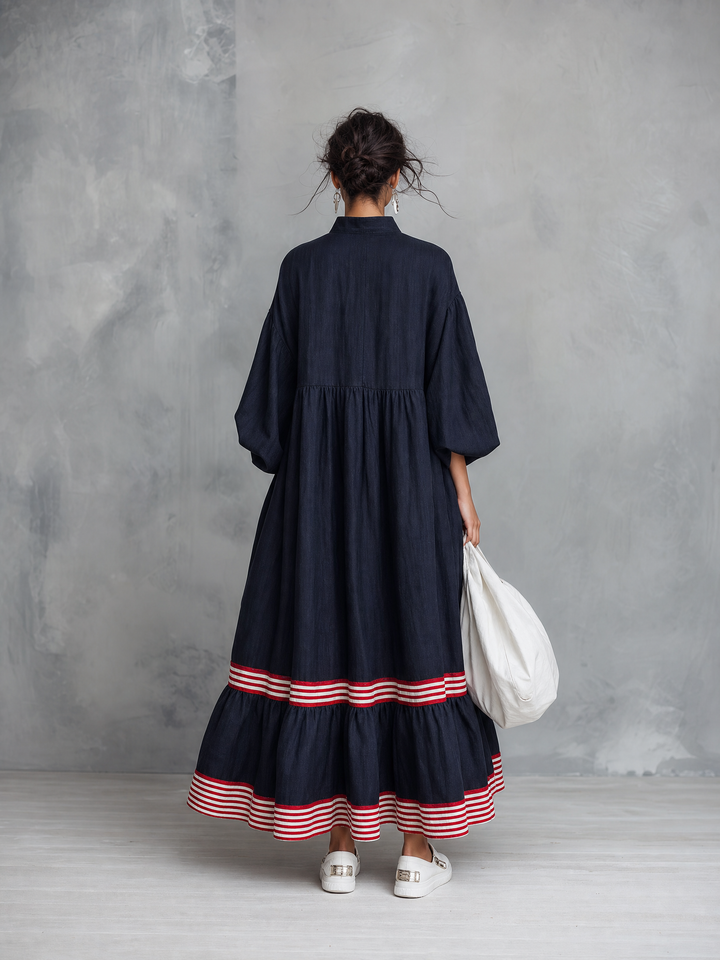Bernice Ruffle Maxi Dress
