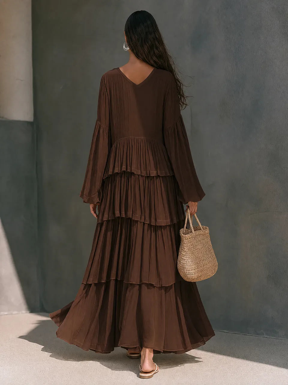 Geraldine Tiered Ruffle Maxi Dress