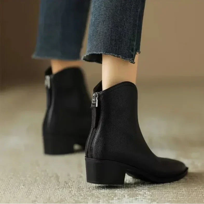 Adeline | Leather Boots