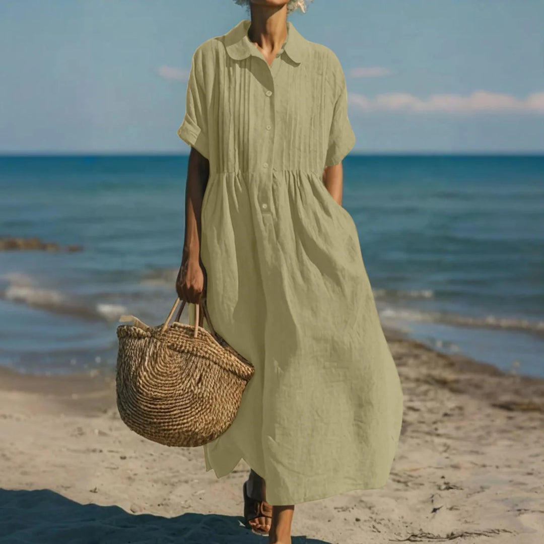 Alianna Elegant Shirt Dress