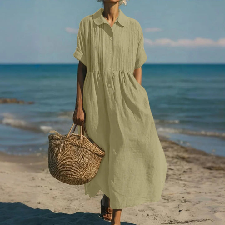 Alianna Elegant Shirt Dress