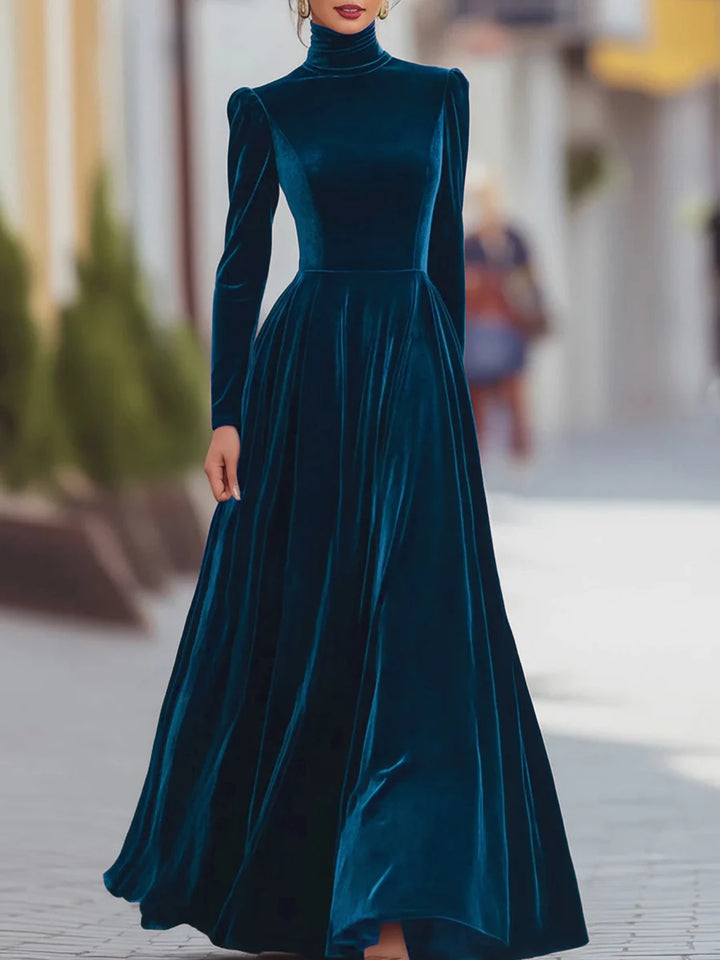 Terrie Elegant Velvet Dress