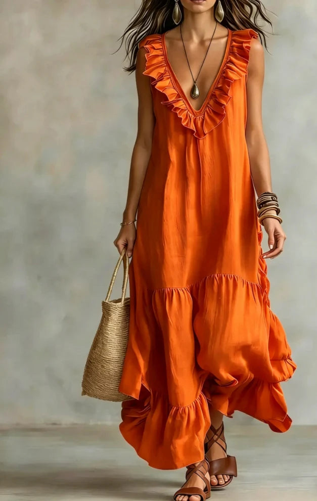 Rosalynn Elegant Ruffled Dress