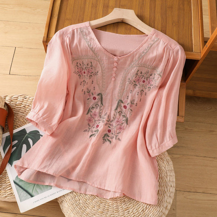 Tamsina | Floral Relaxed Blouse