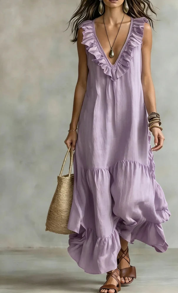 Rosalynn Elegant Ruffled Dress