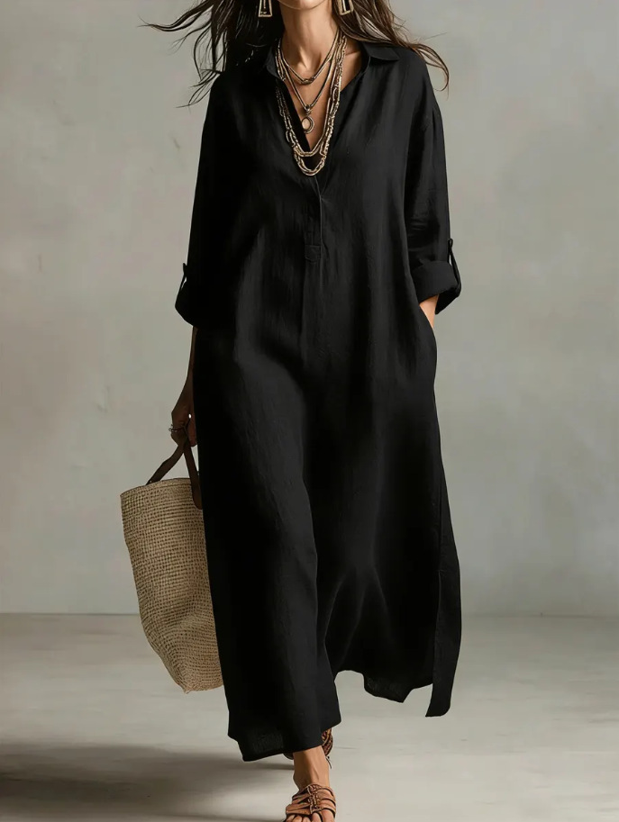 Myrtle Maxi Shirt Dress