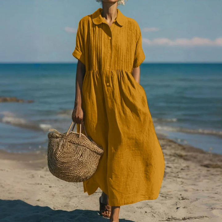 Alianna Elegant Shirt Dress