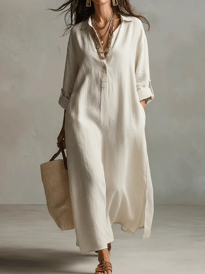 Myrtle Maxi Shirt Dress