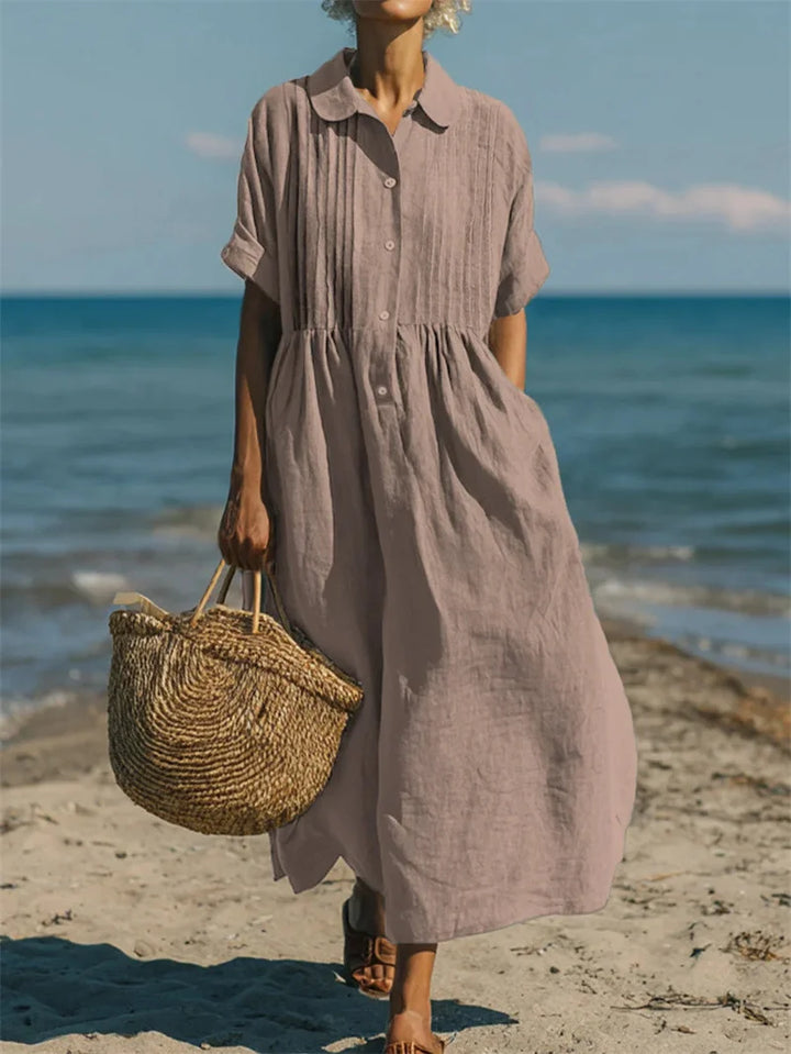 Alianna Elegant Shirt Dress