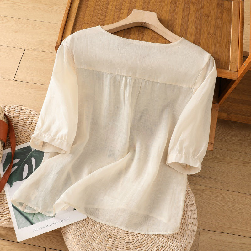 Tamsina | Floral Relaxed Blouse