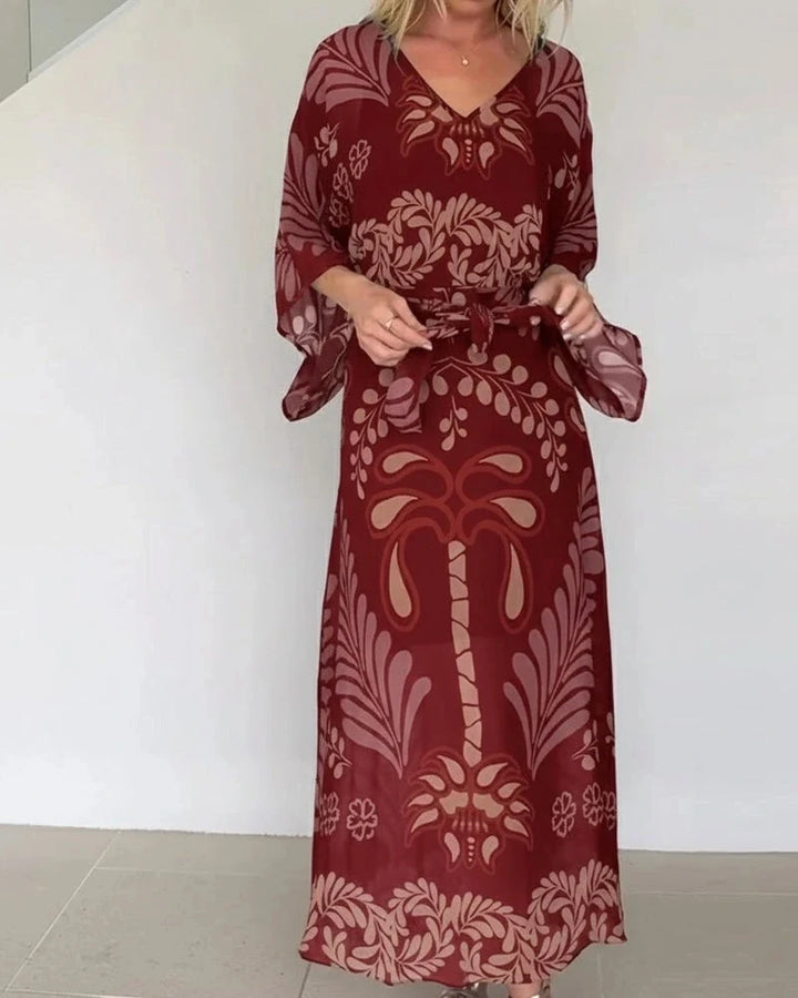 Viviette Elegant Maxi Dress