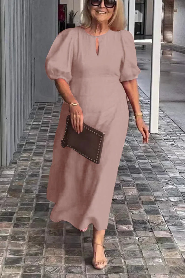 Amelie Timeless Puff Sleeve Dress