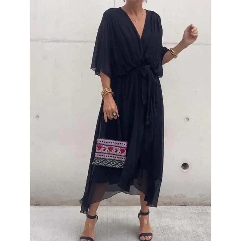 Hally Casual Chiffon Dress