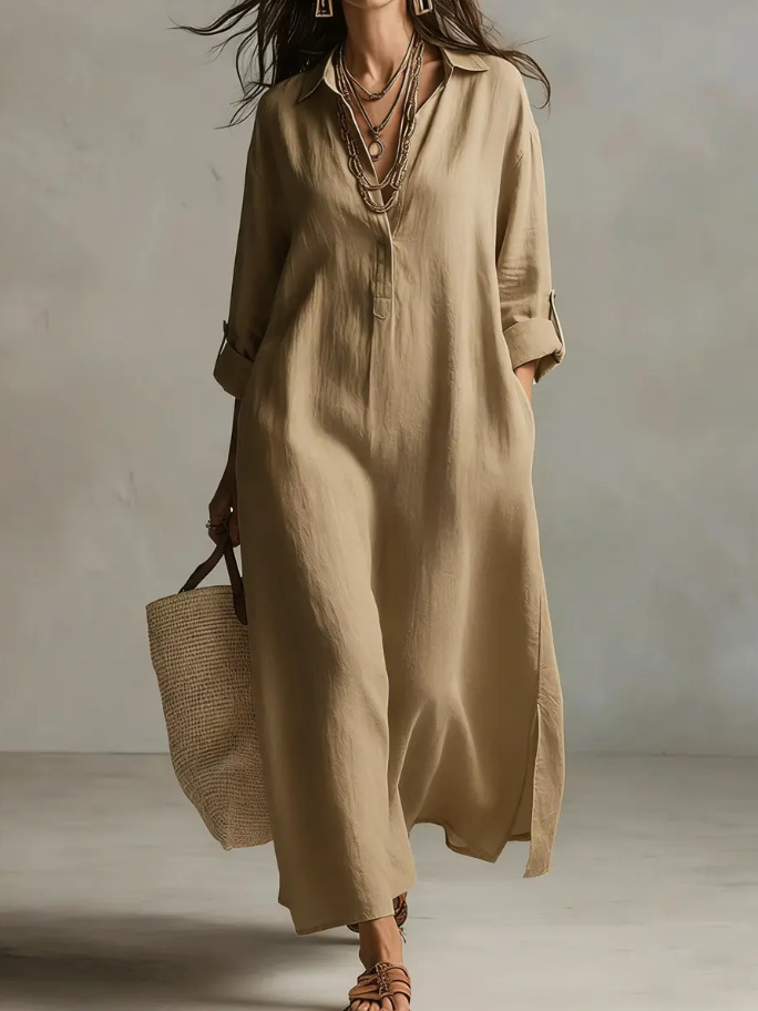 Myrtle Maxi Shirt Dress