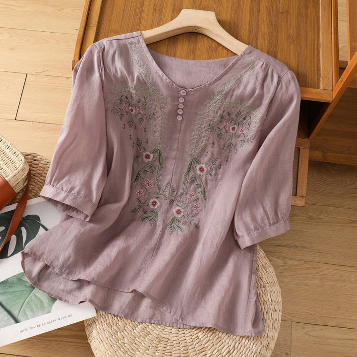 Tamsina | Floral Relaxed Blouse