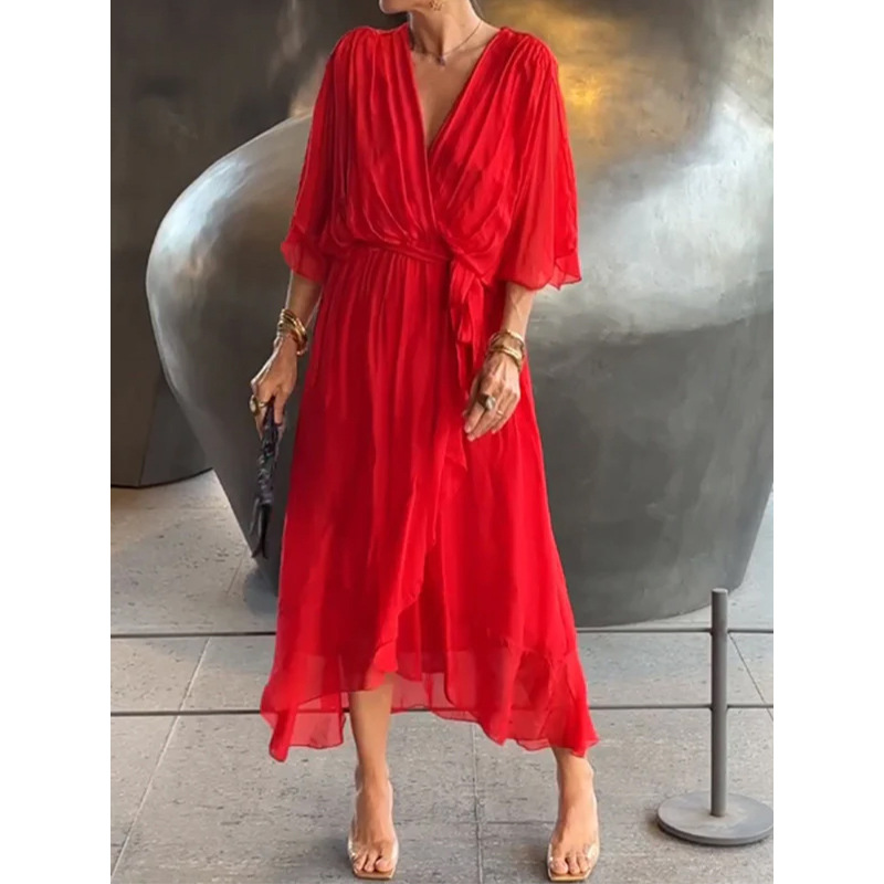 Hally Casual Chiffon Dress