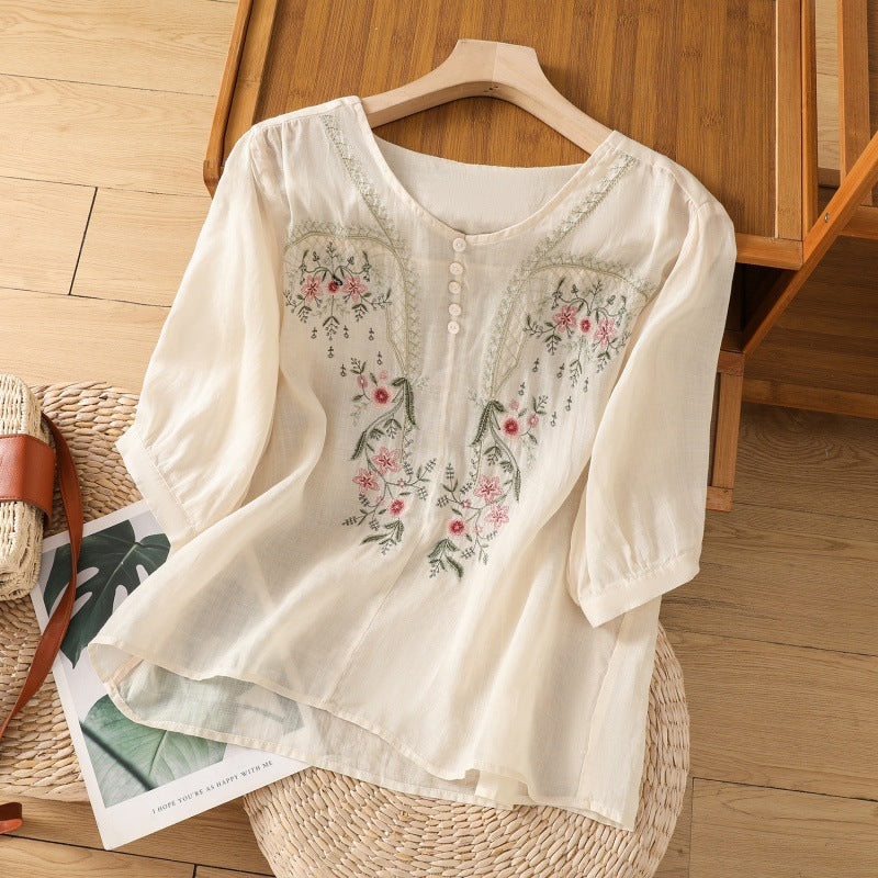 Tamsina | Floral Relaxed Blouse