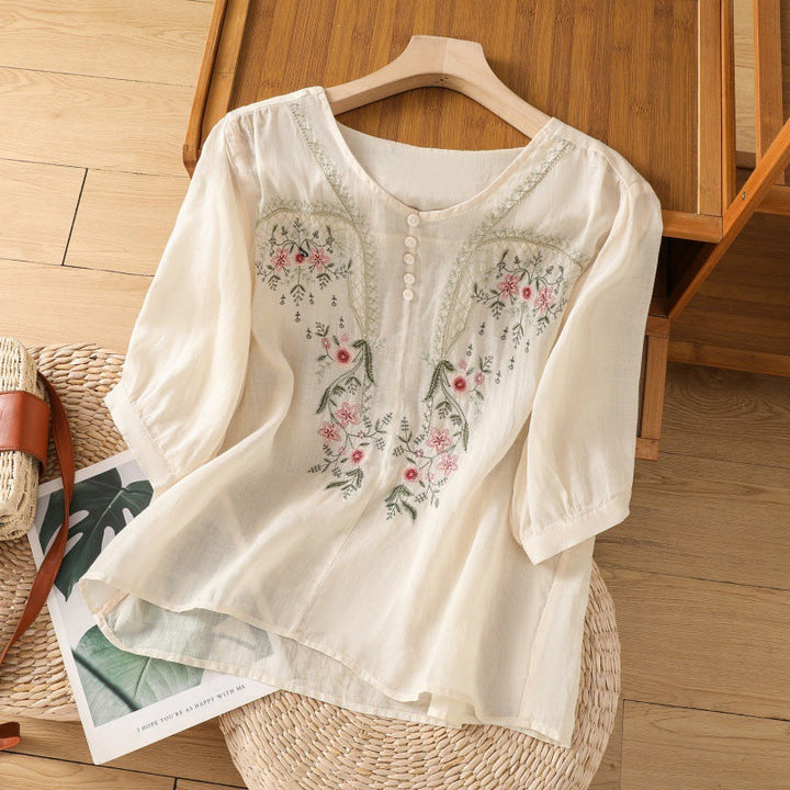 Tamsina | Floral Relaxed Blouse