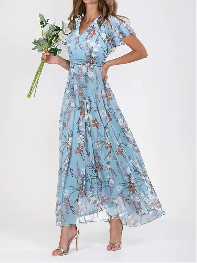 Lois Elegant Casual Maxi Dress