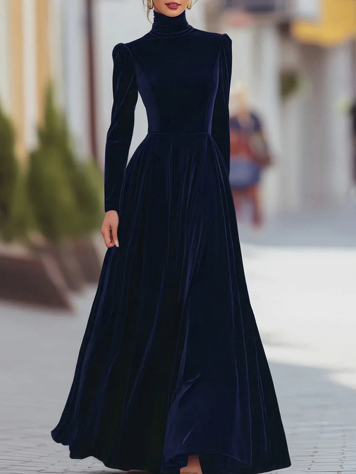 Terrie Elegant Velvet Dress