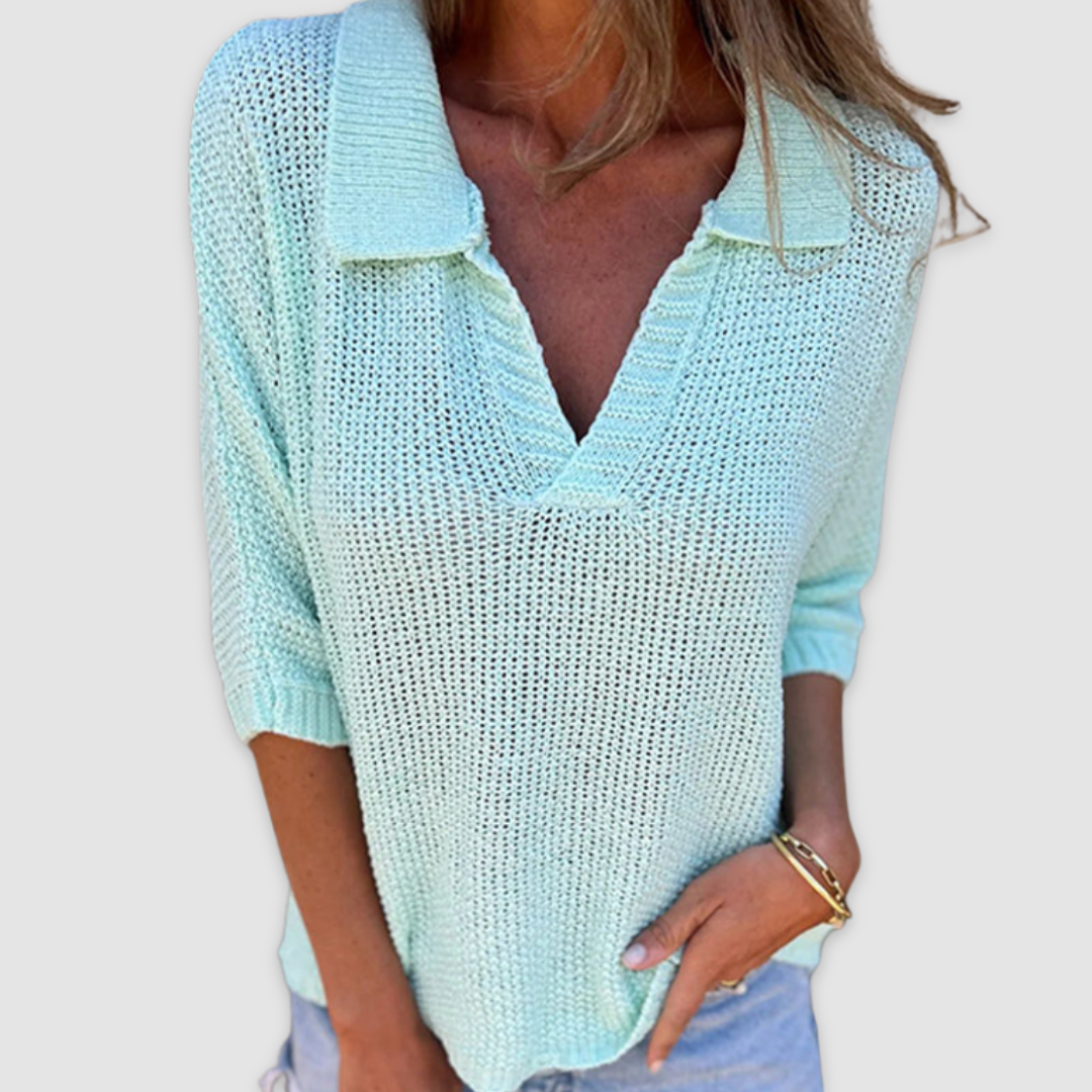Lucy Elegant V-neck top
