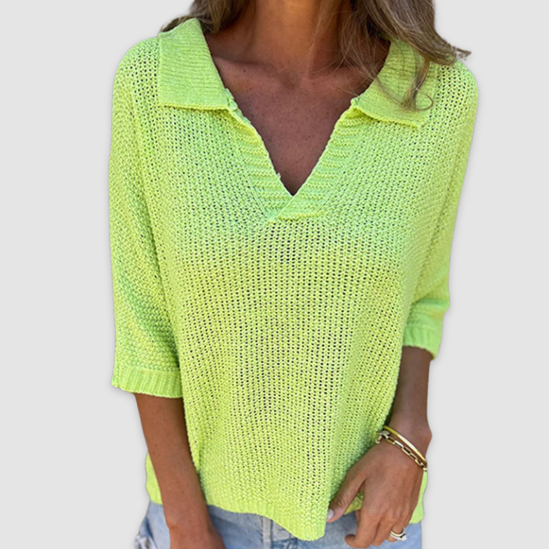 Lucy Elegant V-neck top