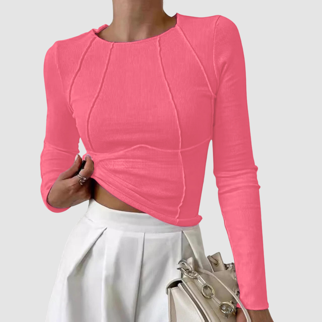 Denise Elegant Casual Long-Sleeve Top