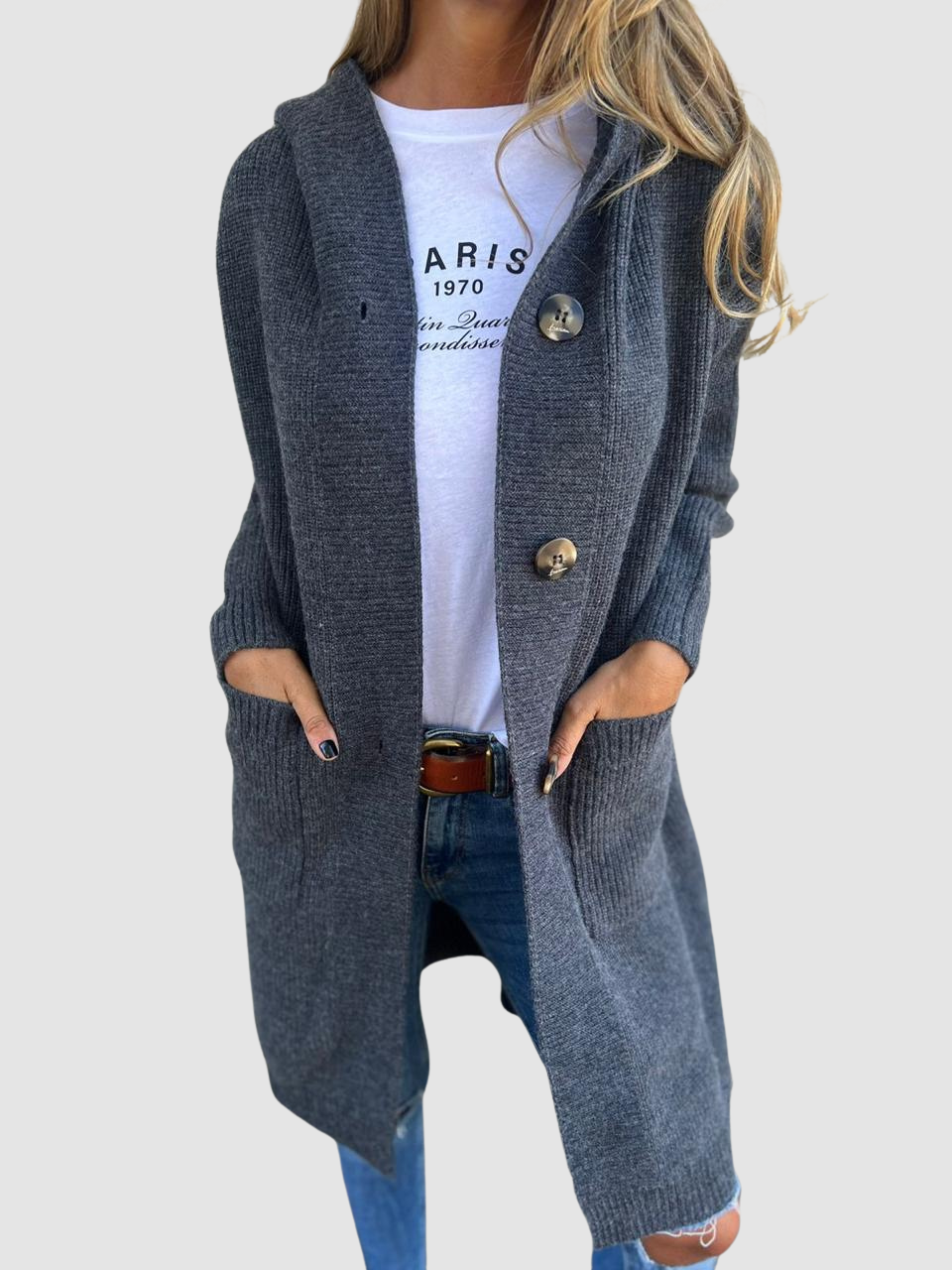 Lois Cozy knitted cardigan