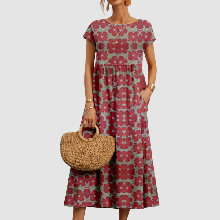 Marguerite Floral Midi Dress