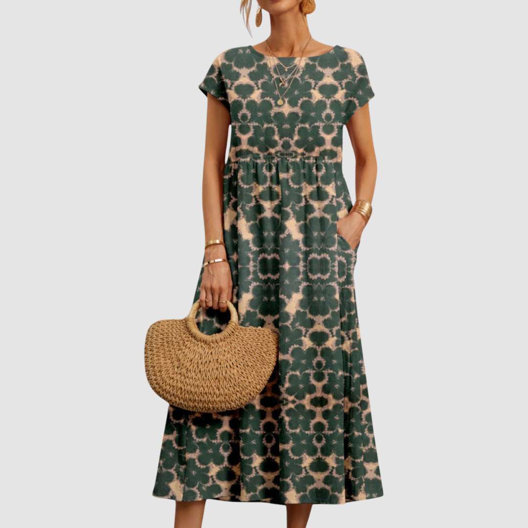 Marguerite Floral Midi Dress