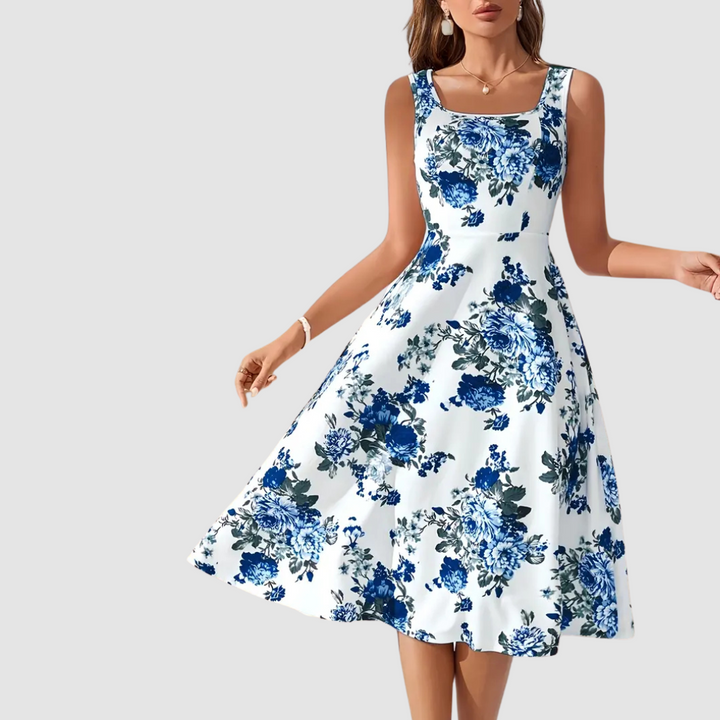 Natalie Floral A-Line Dress