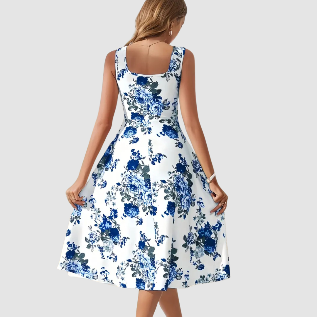 Natalie Floral A-Line Dress