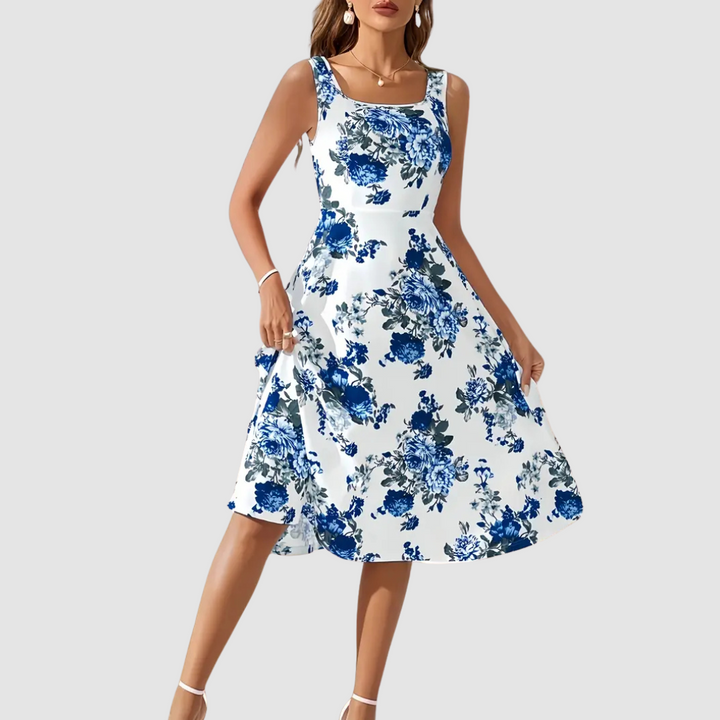Natalie Floral A-Line Dress