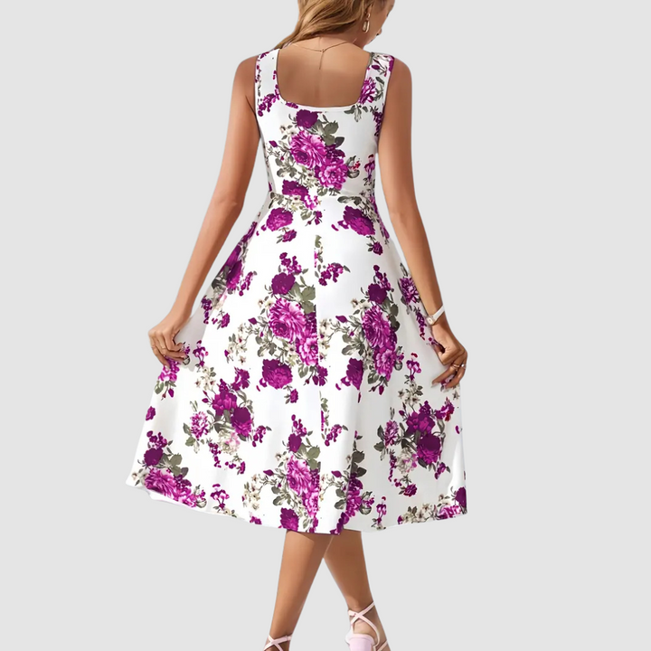 Natalie Floral A-Line Dress