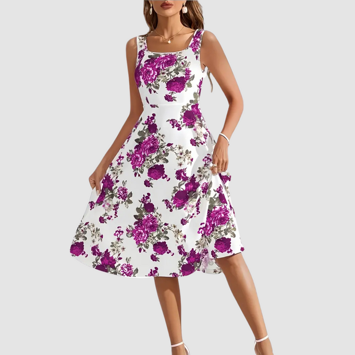 Natalie Floral A-Line Dress