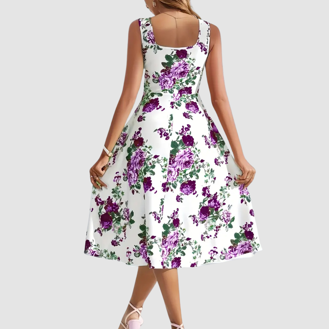 Natalie Floral A-Line Dress