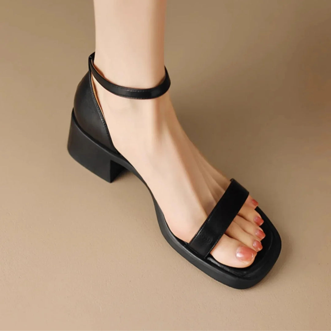 Vallie Leather Sandals