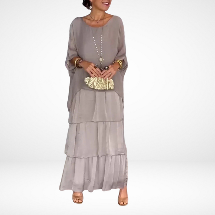 Hylda Artistic Loose Maxi Dress
