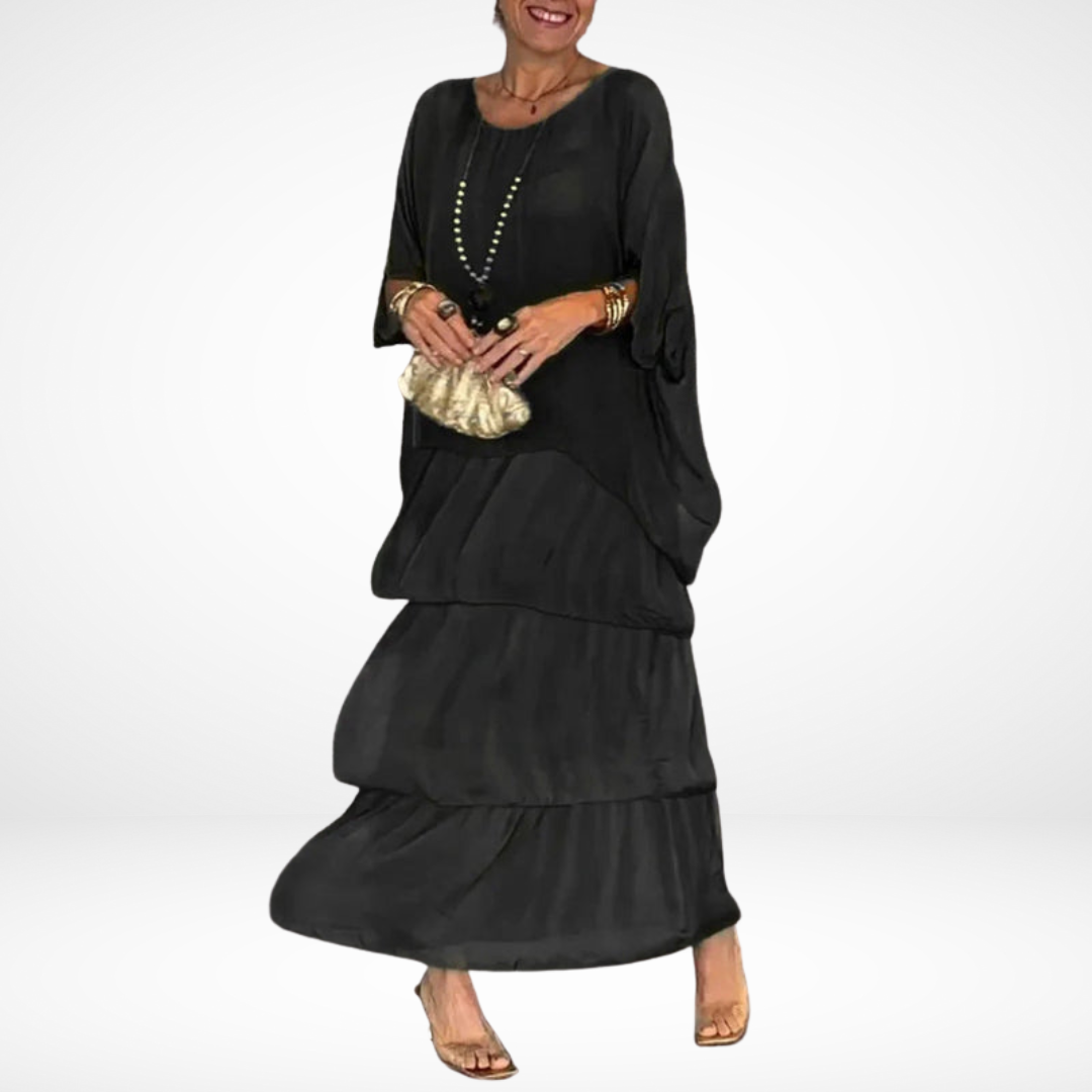 Hylda Artistic Loose Maxi Dress