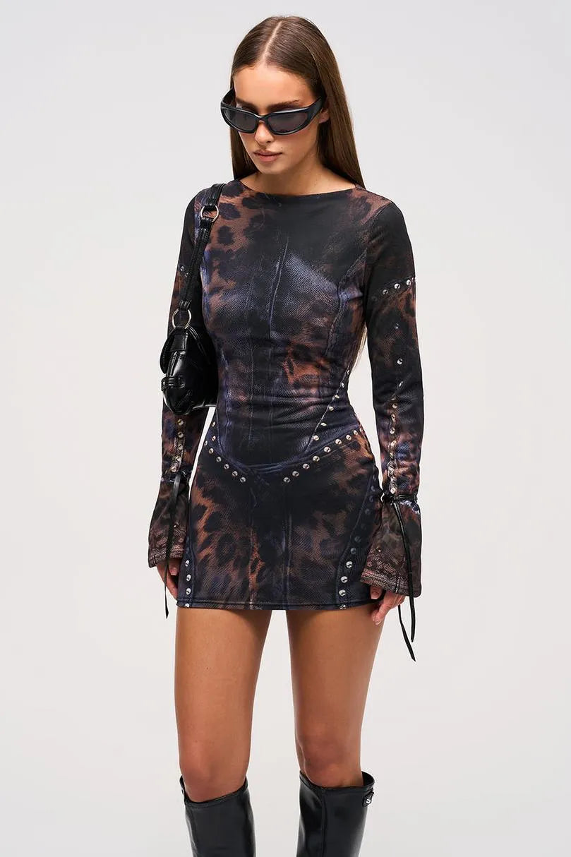 Cristel Elegant Mini Dress