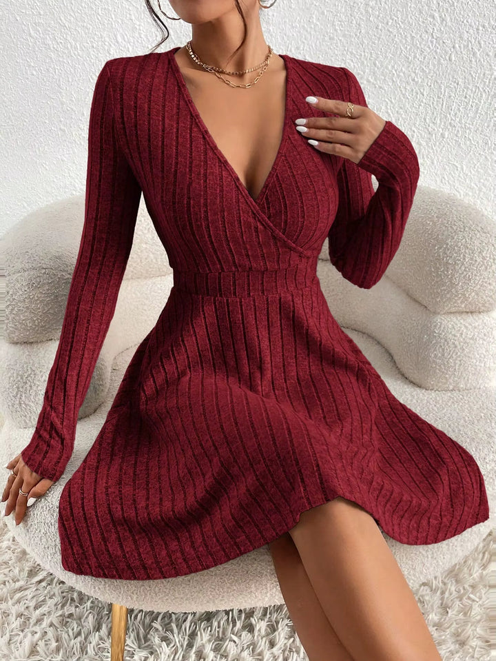 Reese Elegant V-Neck Dress