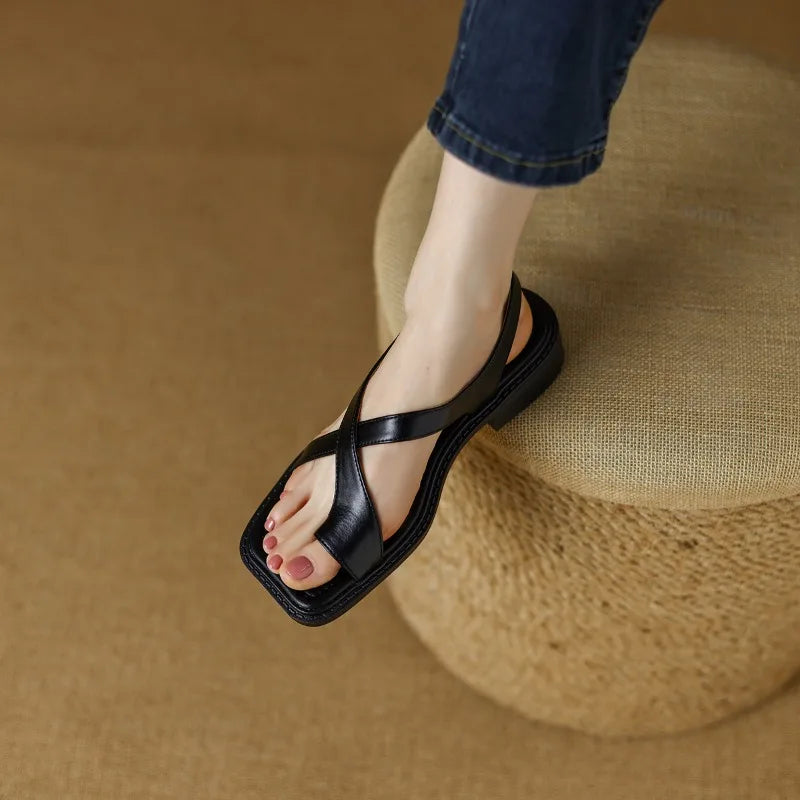 Vianne Leather Sandals