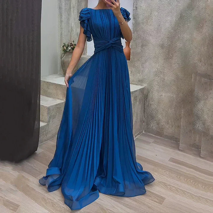 Tilly Pleated Evening Dress
